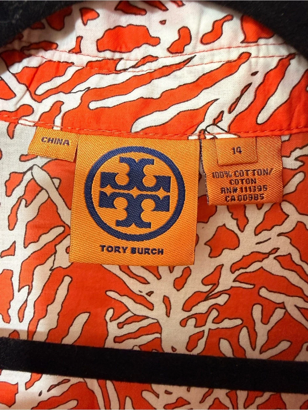 Tory Burch bold coral